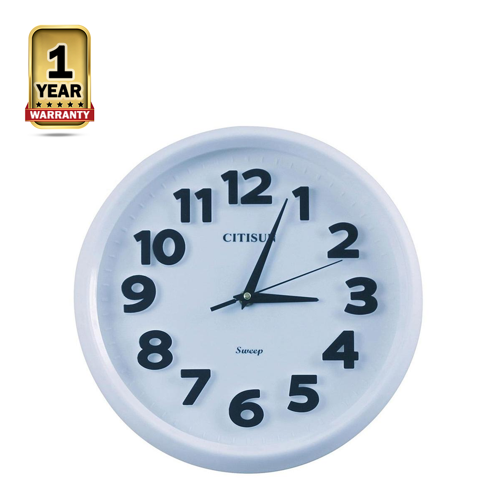 Citisun Wall Clock - White - Citisun 52