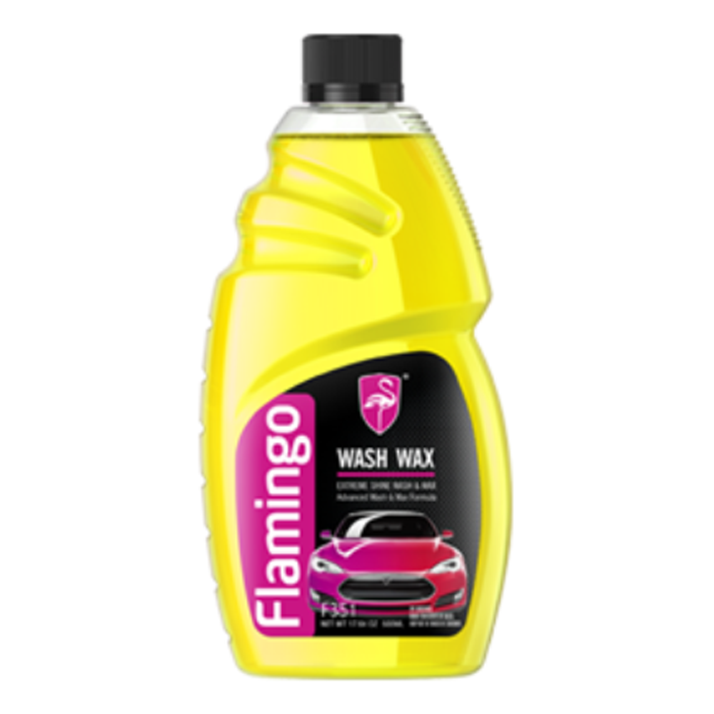 Flamingo Car Wash Wax Shampoo - 500ml 