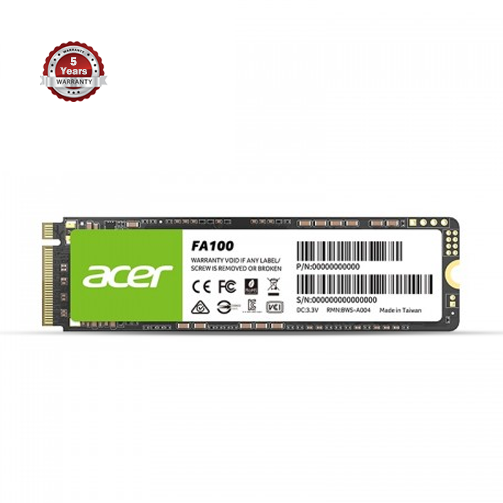 Acer FA100 SSD M.2 NVMe PCIe Gen3 x 4 - 128GB