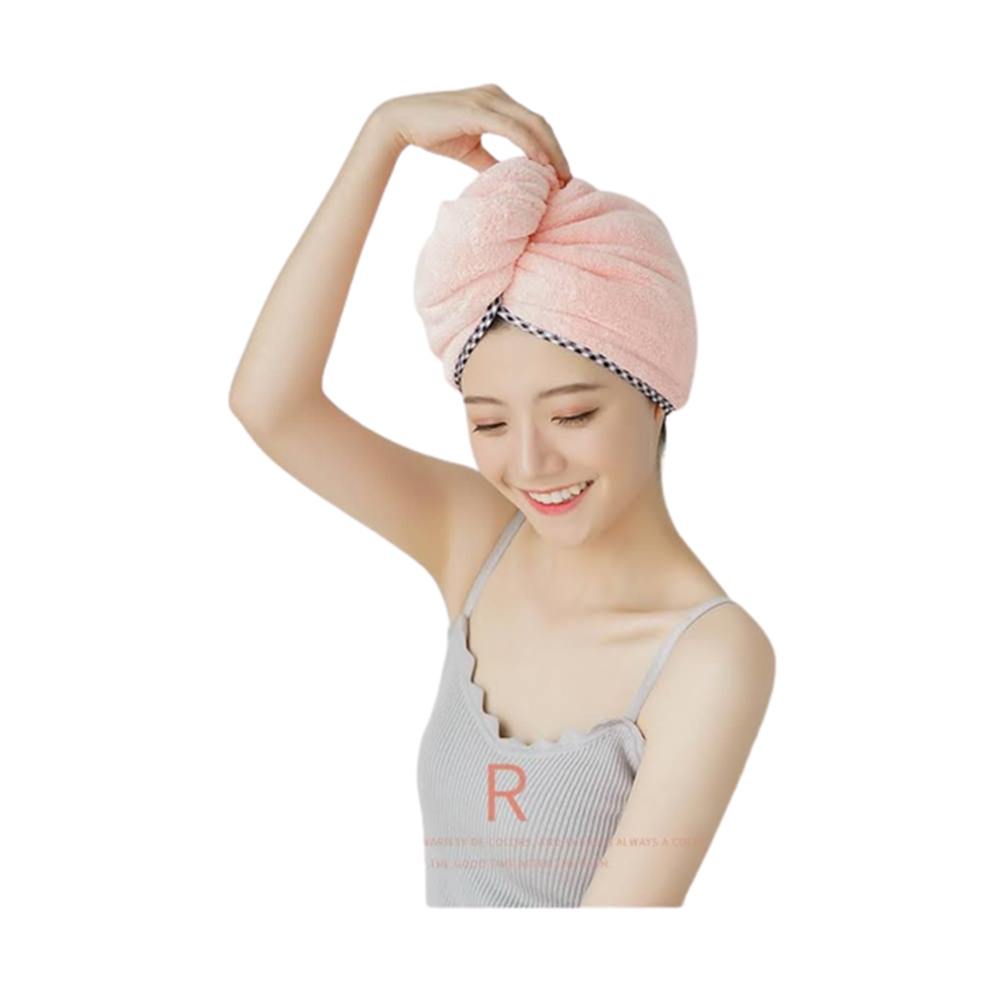 Microfiber Bath Towel For Women - Pink - TD-06