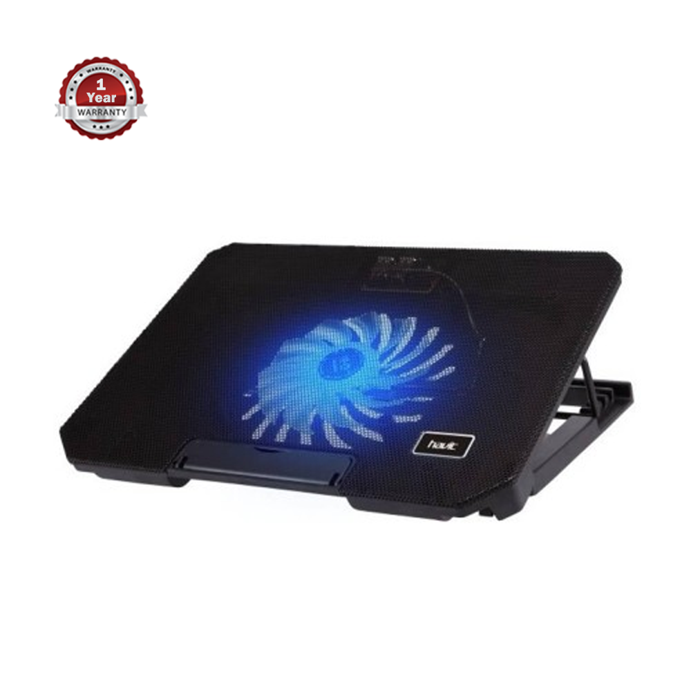 Havit HV-F2030 Single Fan Laptop Cooler With Stand - Black 