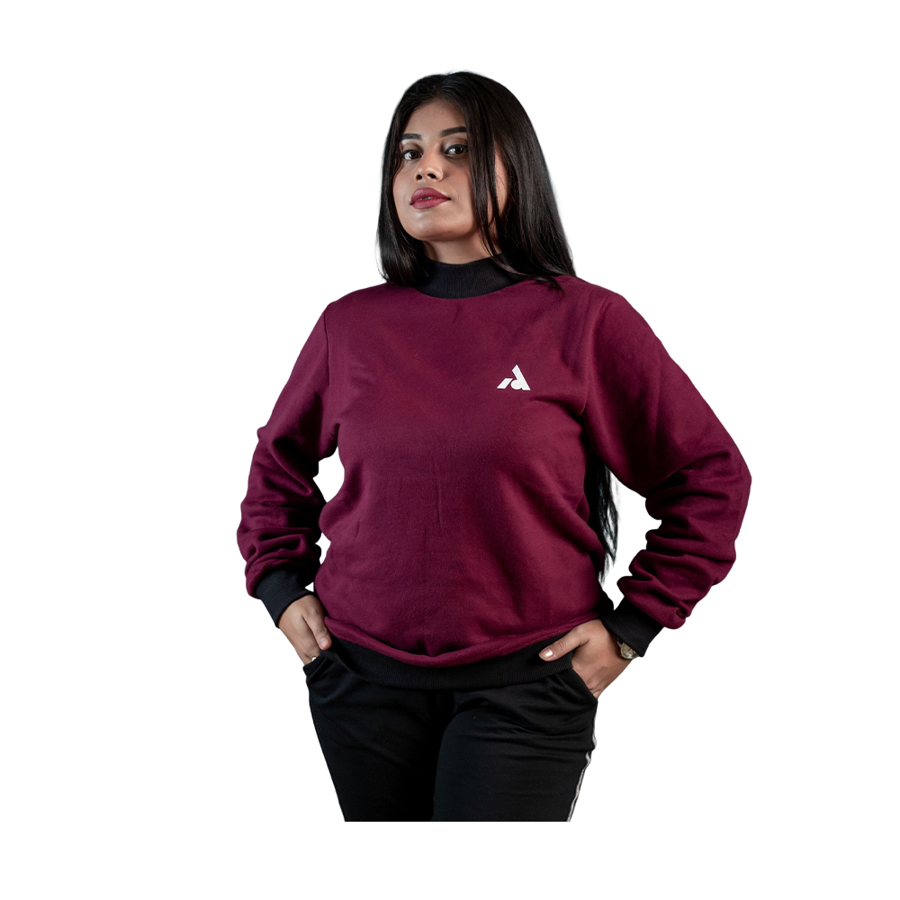 Dark maroon store sweater