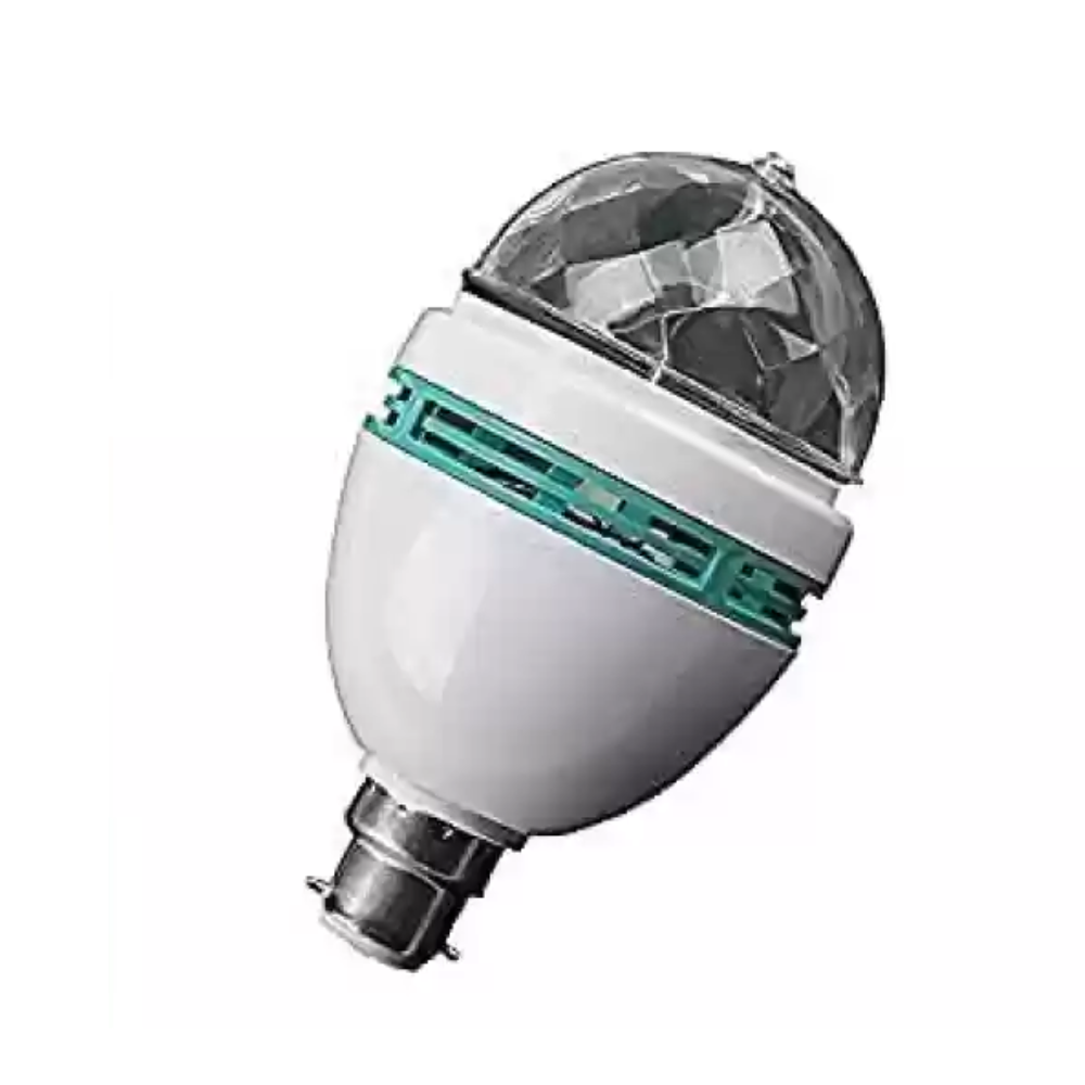 360 Degree LED Rotating Bulb For Party -  White