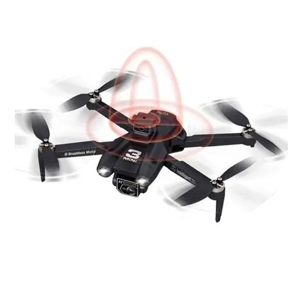 D30 6K WIFI Foldable Mini Size GPS Quadcopter Drone - Black