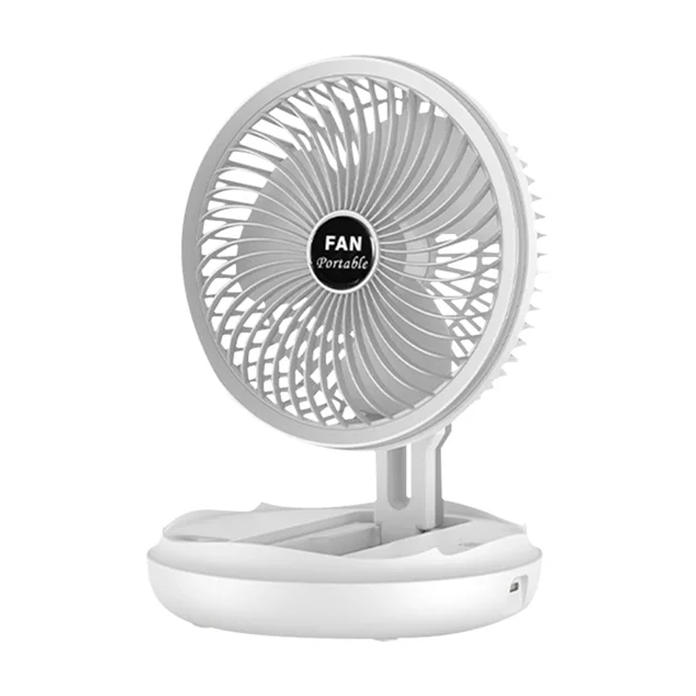 Rechargable 4 in 1 Multifunctional USB Air Cooler Fan - White