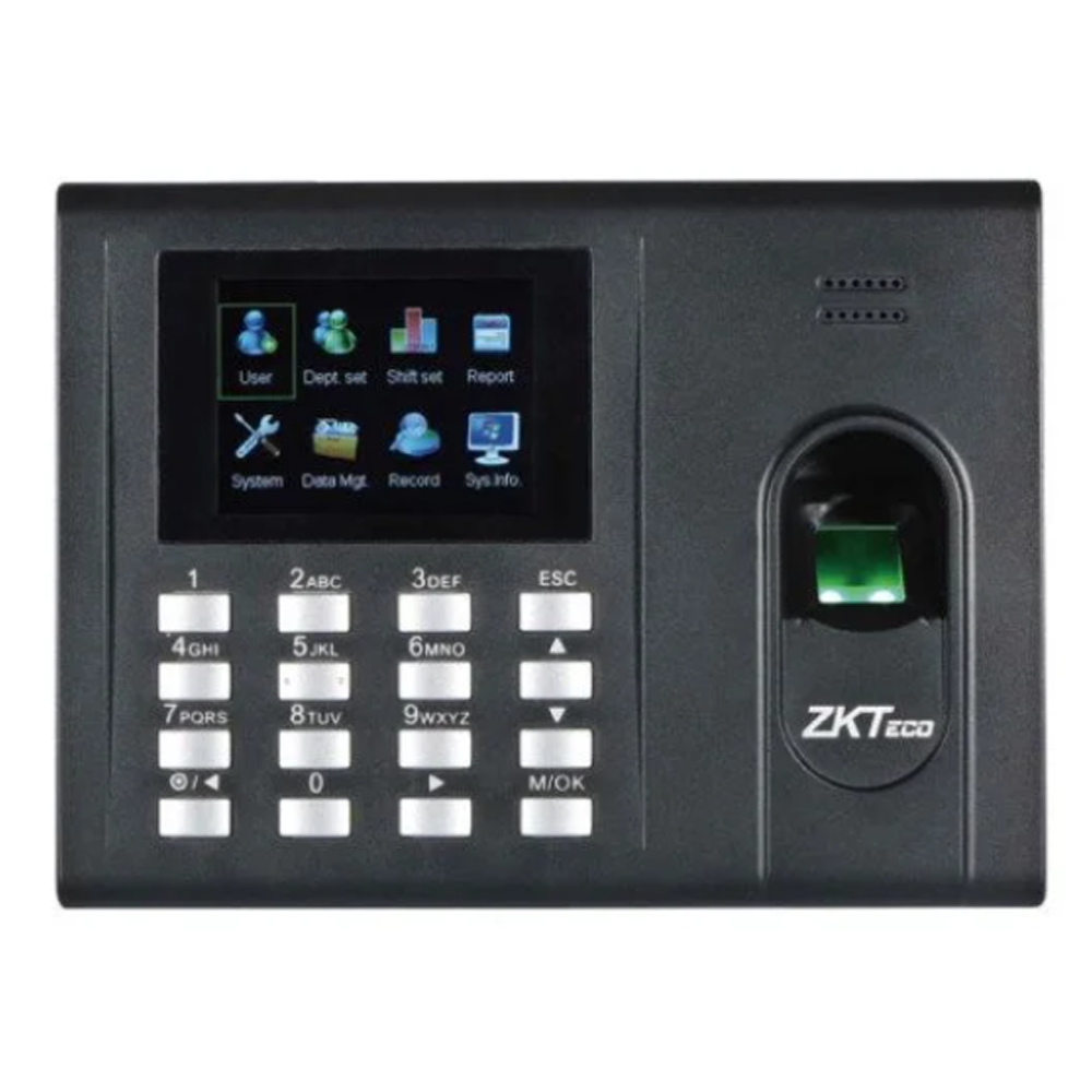 ZKTeco K90 Fingerprint Time Attendance - Black