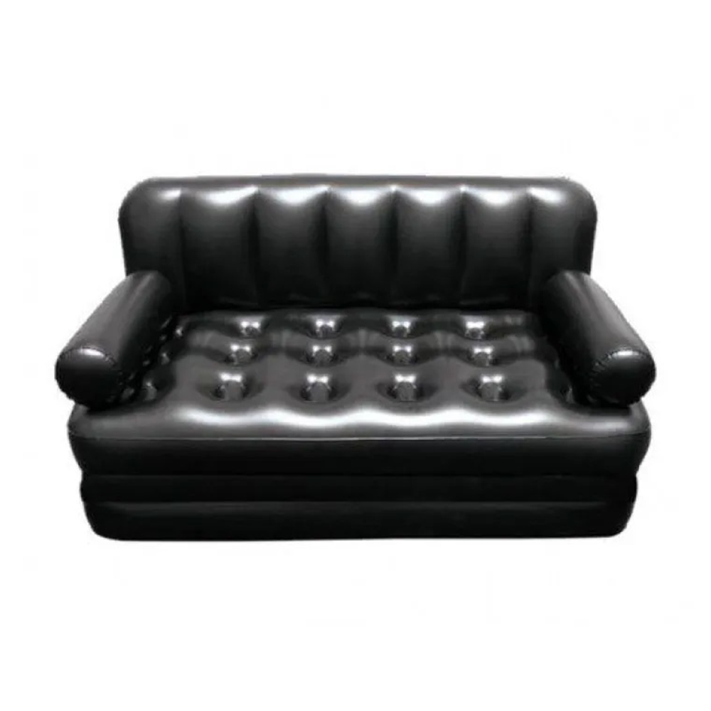 Bestway 5 in 1 Air Sofa Bed With Pumper - Black 