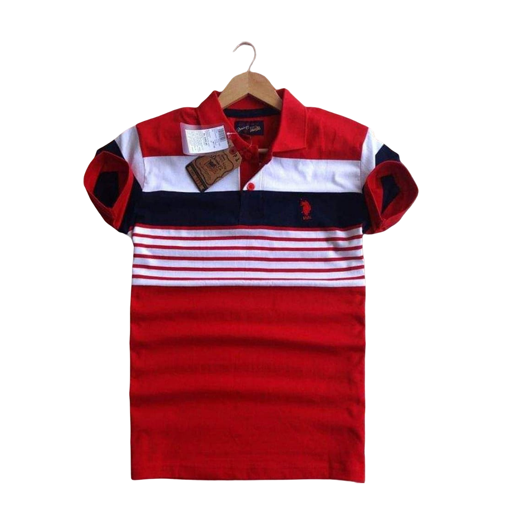 Cotton Polo Shirt for Men - Multicolor - TC-12