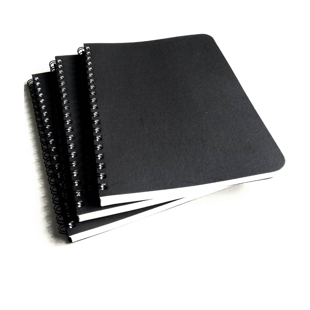 Pack of 100 Pcs Vintage Retro Spiral Coil Drawing Sketchbook D 1001