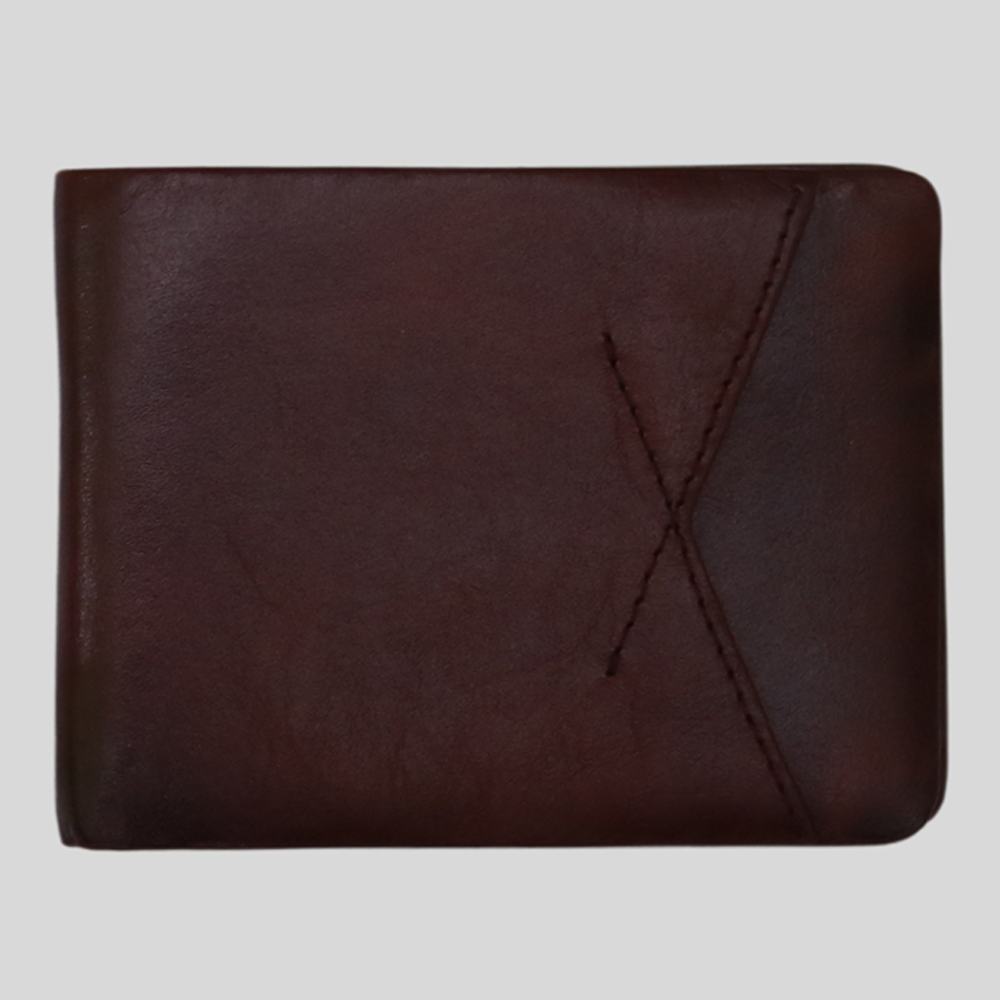 Zays Leather Bifold Short Wallet - Chocolate - ZSW104