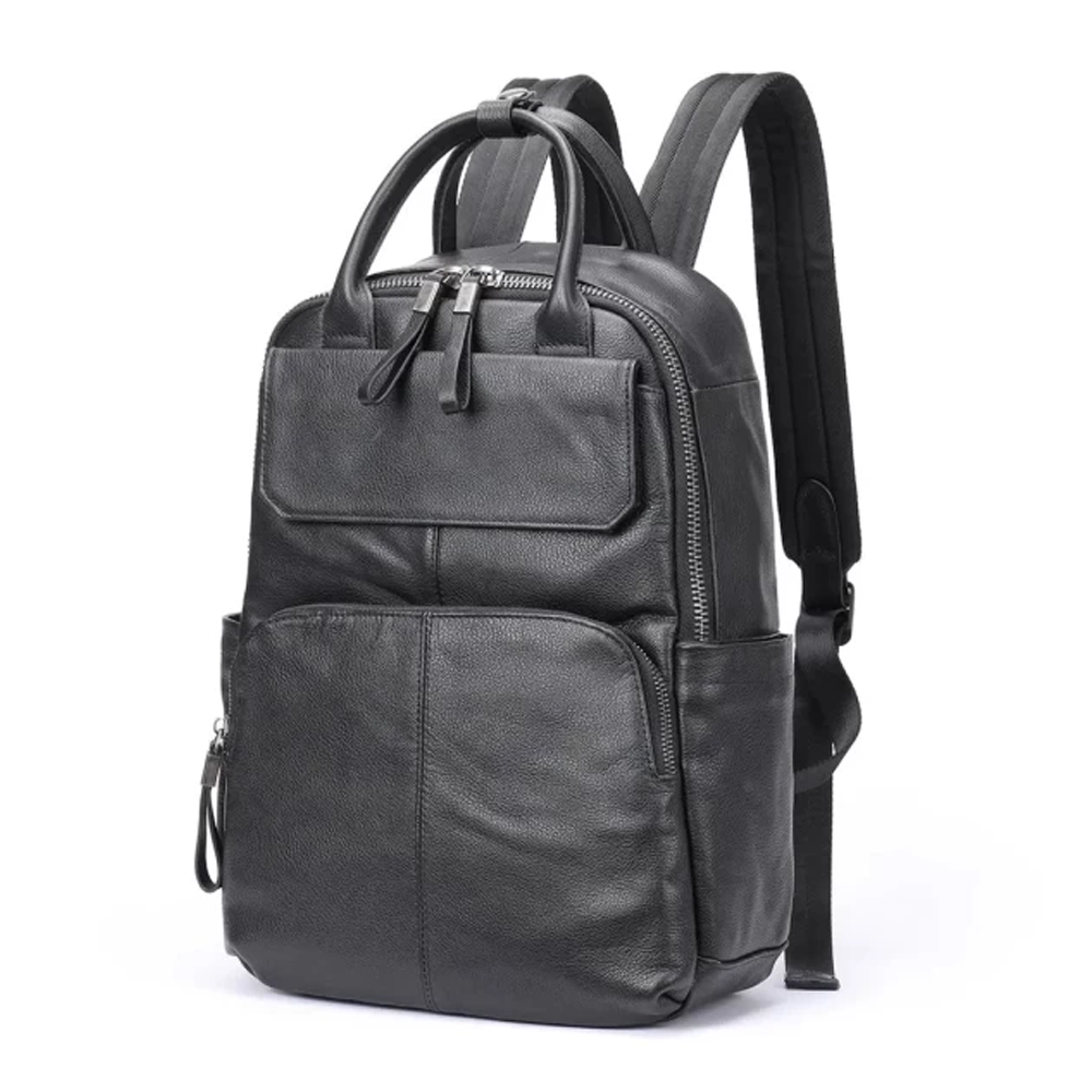 Assemble TBB PU Leather Trail Blazer Backpack - Black