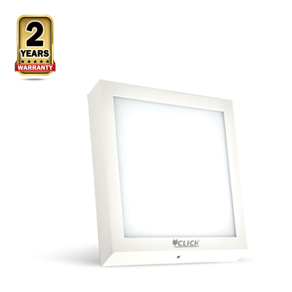 Click Square Surface Mount Panel LED - White - 18W