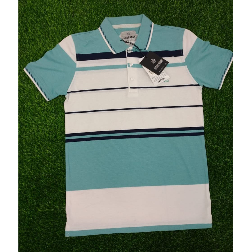 Cotton Polo T-Shirt For Men - Multicolor