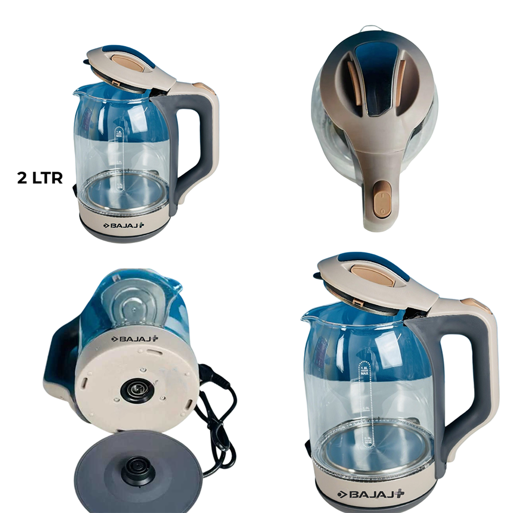 Bajaj AE1818 Automatically Turns Off and Automatic Over Heat Protection Electric Kettle - 2 Liter