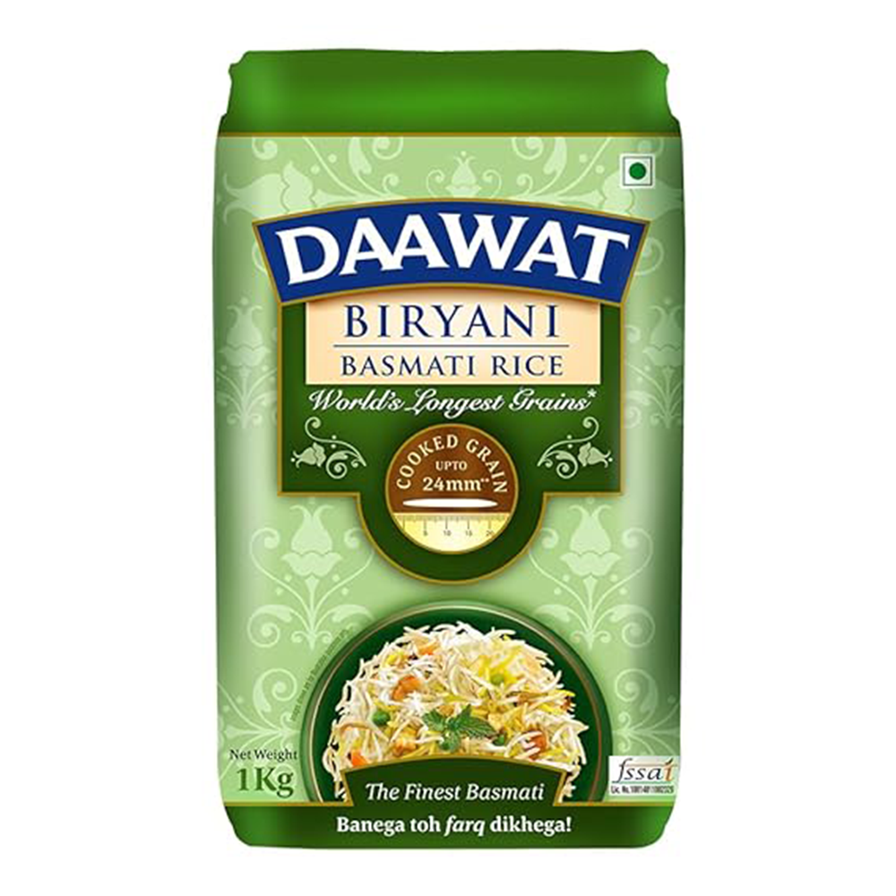 Daawat Biryani Basmati Rice - 1kg