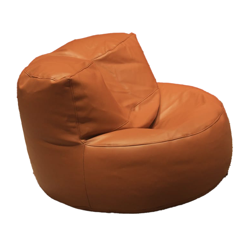 Leather Lazy Sofa Bean Bag - Standard - Varnish - ALSVR