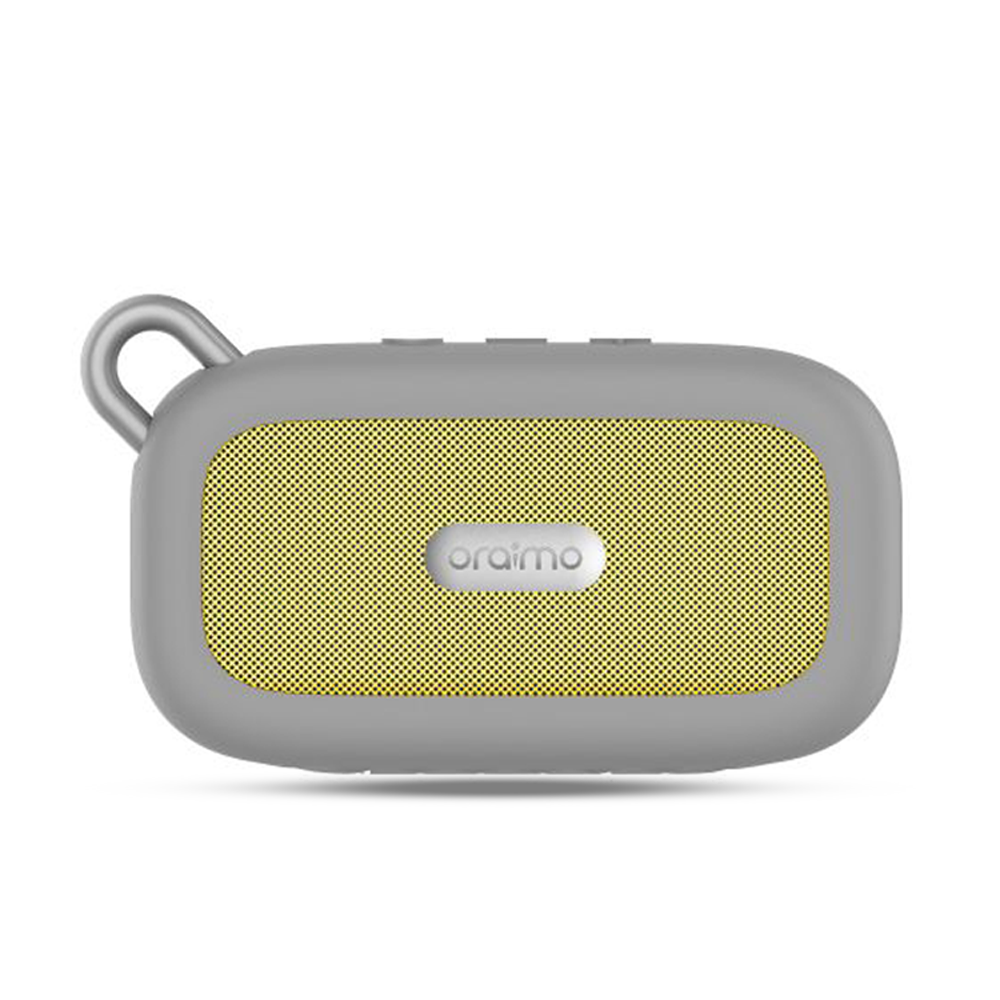 Oraimo OBS-04S PALM Mini Havy Bass Portable IP67 Dust and Waterproof Wireless Speaker - Yellow