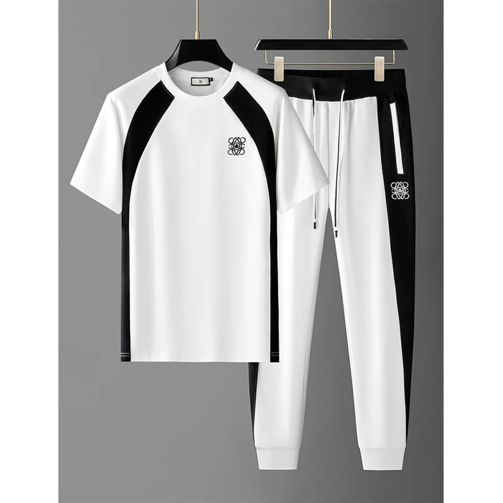 PP Jersey T-Shirt with Trouser Full Track Suit For Men -  TF-103