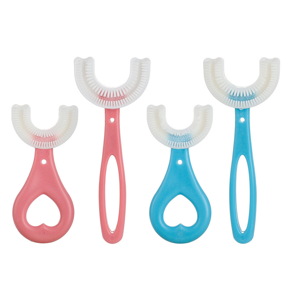 Silicone U -Shaped Toothbrush For Kids - CDRUTBO2 - 90mm