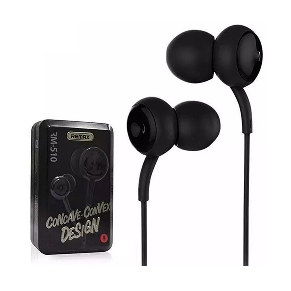 Remax Rm-510 Earphones - Black