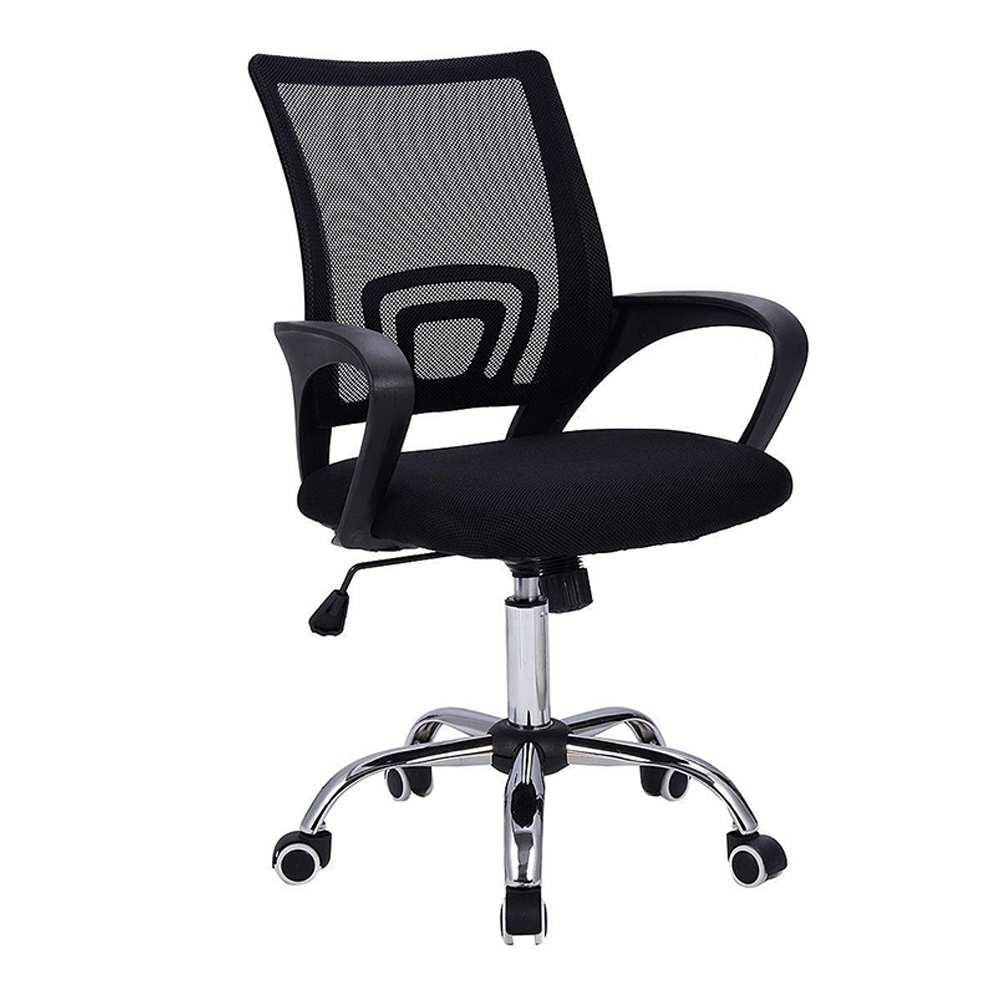 Coil Pro Executive Office Chair - Black and Silver - TF02