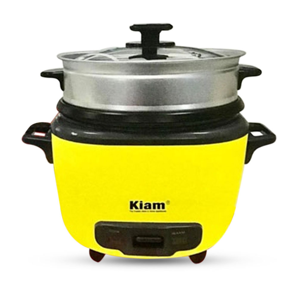 Kiam DRC-9702 Double Pot Drum Rice Cooker -  1.8 Liter