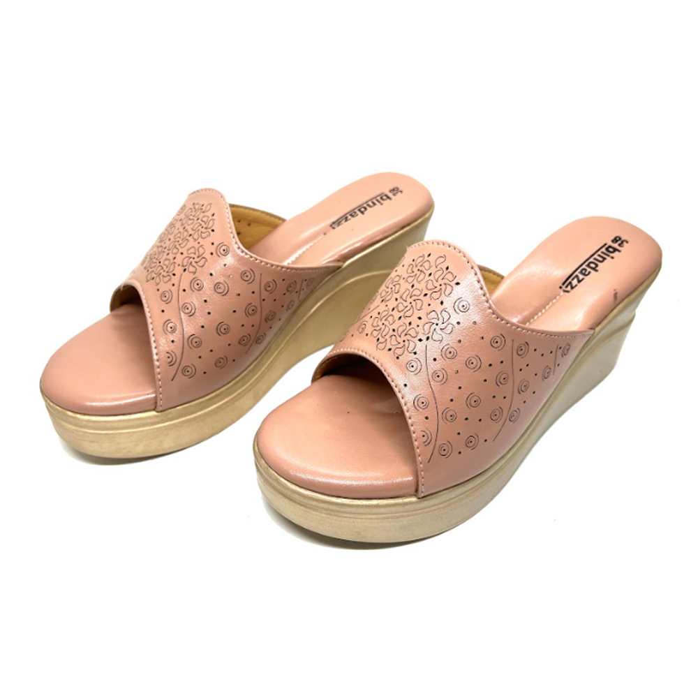 PU Leather Sandal for Women - Light Pink - BW10386