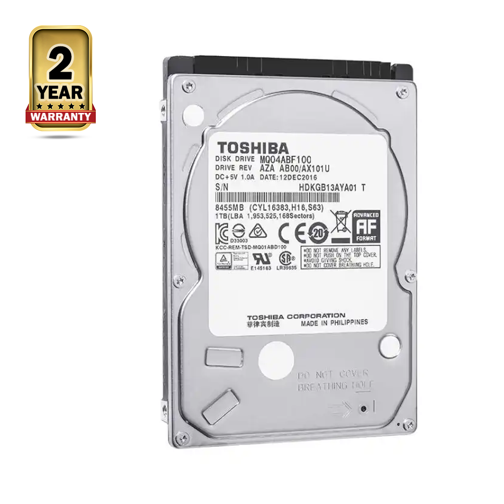 Toshiba SATA 2.5 Inch Laptop Hard Disk - 500GB