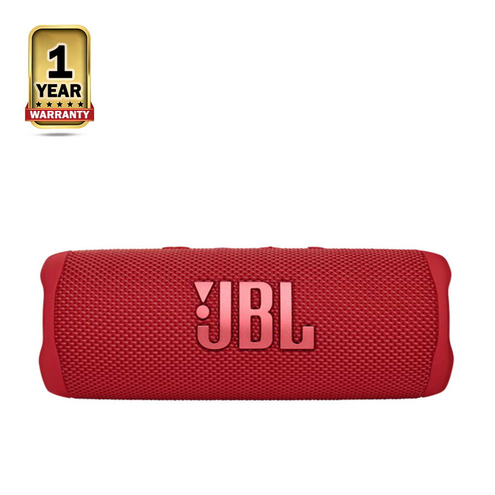 JBL Flip 6 Portable Bluetooth Speaker, Red