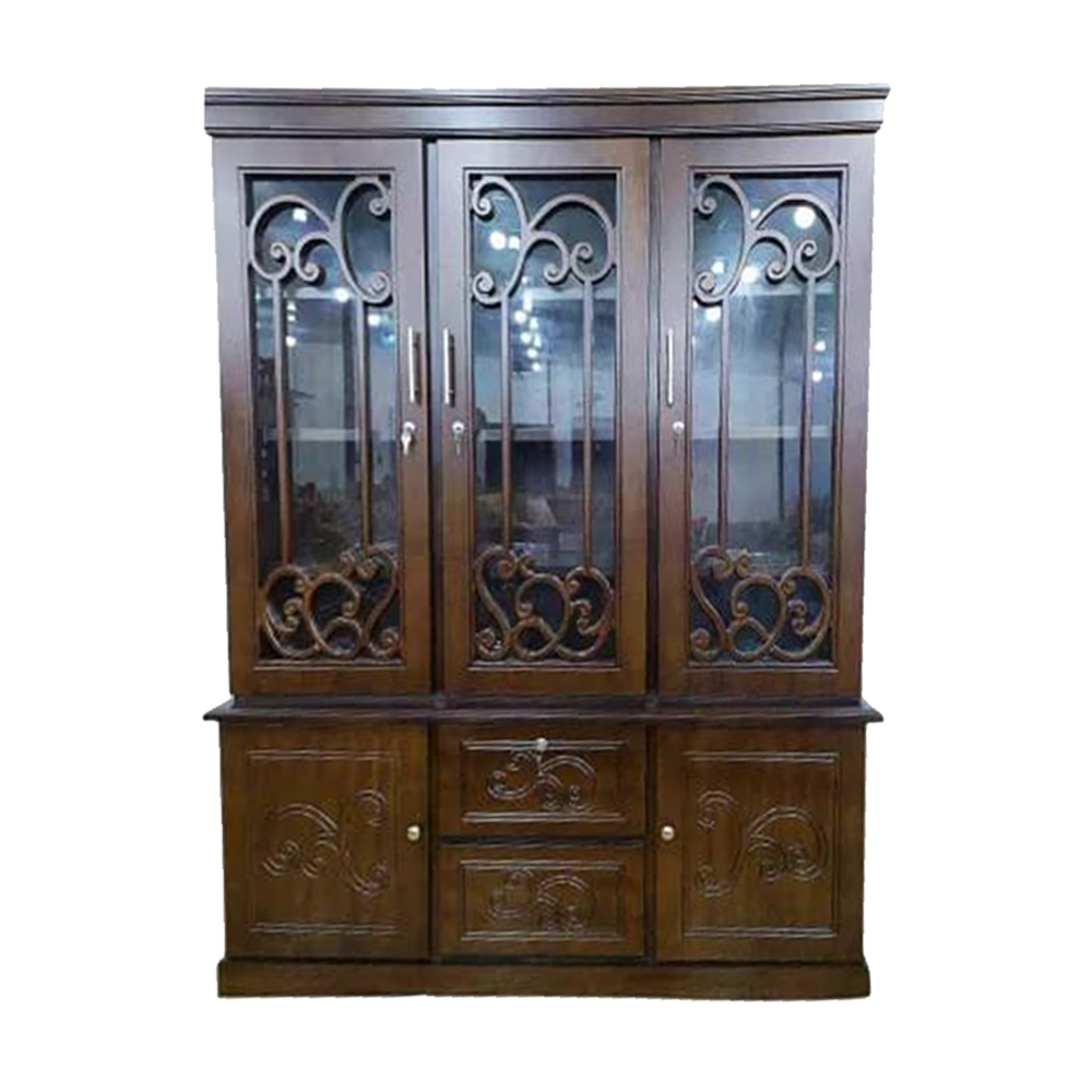 Twin Mart Malaysian Process Wood Wall Cabinet - 5'*6' Feet