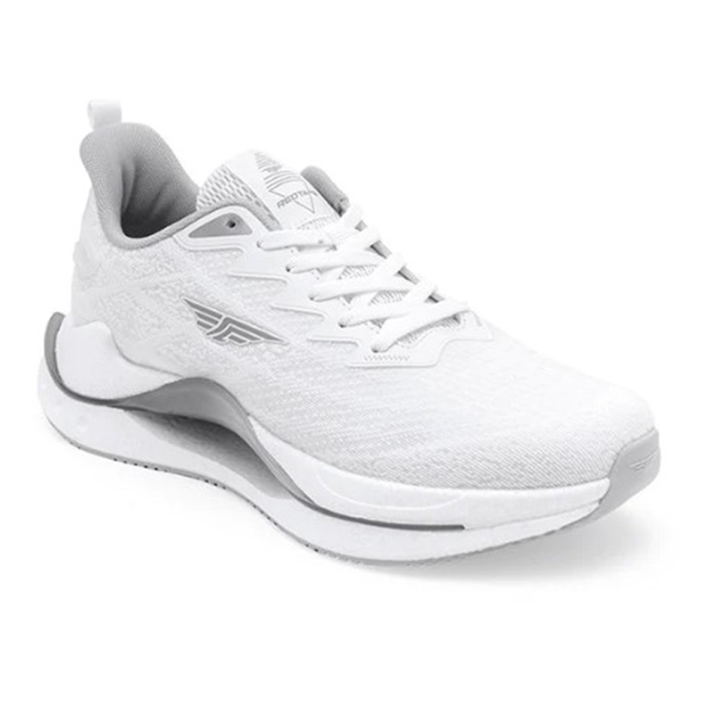 Red Tape RSO3405 Mesh Sports Walking Shoes For Men - White - RT3405