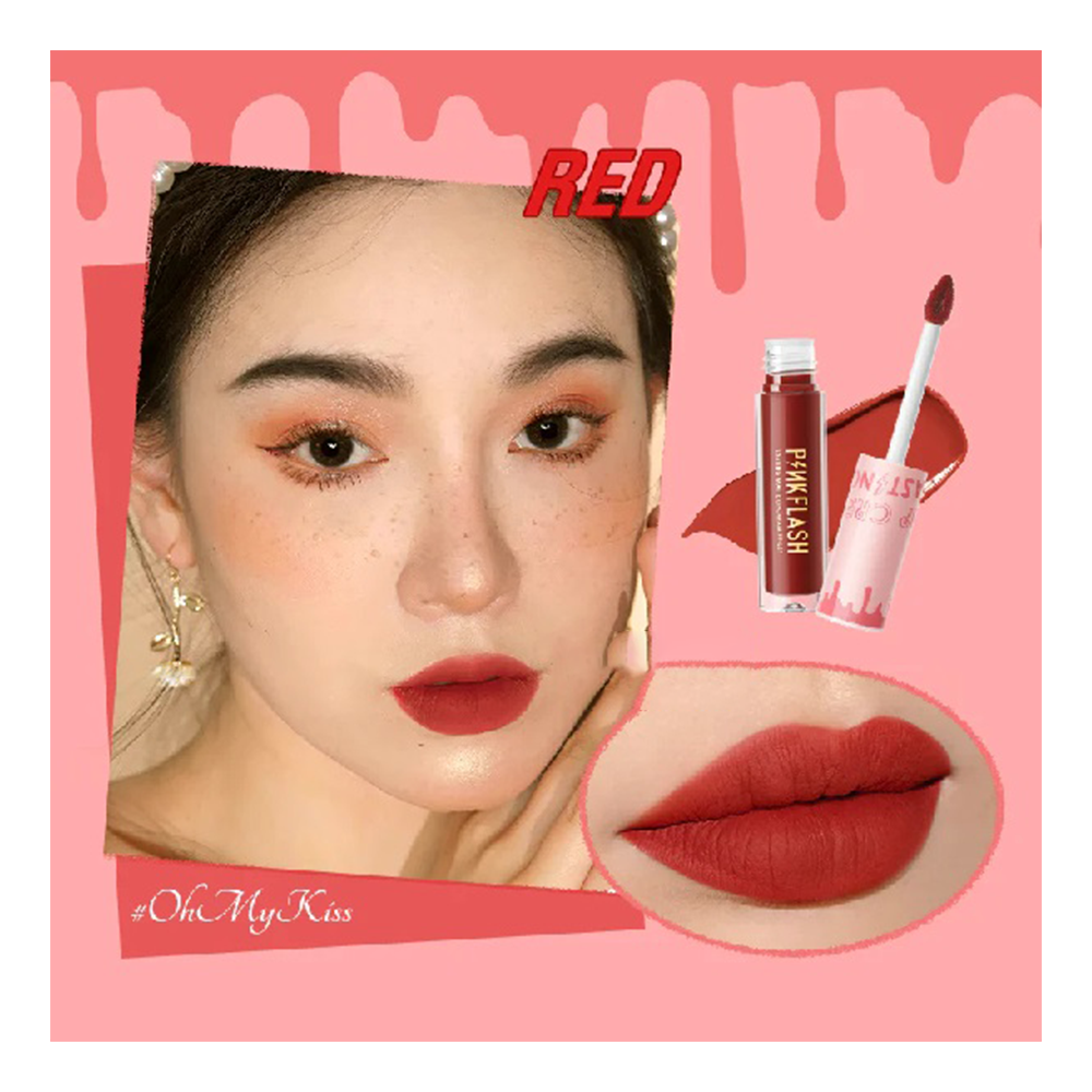 Pink Flash Melting Matte Lipcream - 2.5ml - RD05