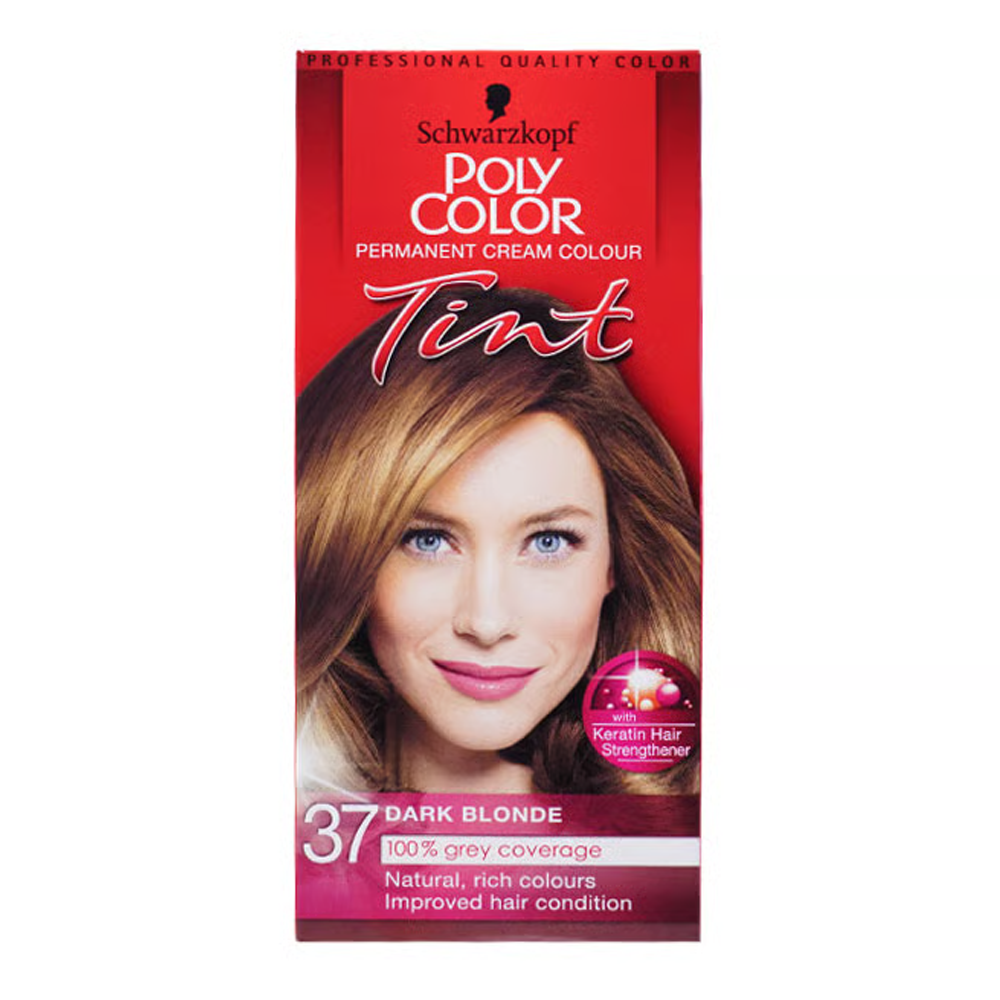 Schwarzkopf Poly Color Permanent Cream Colour Tint - 37 Dark Blonde