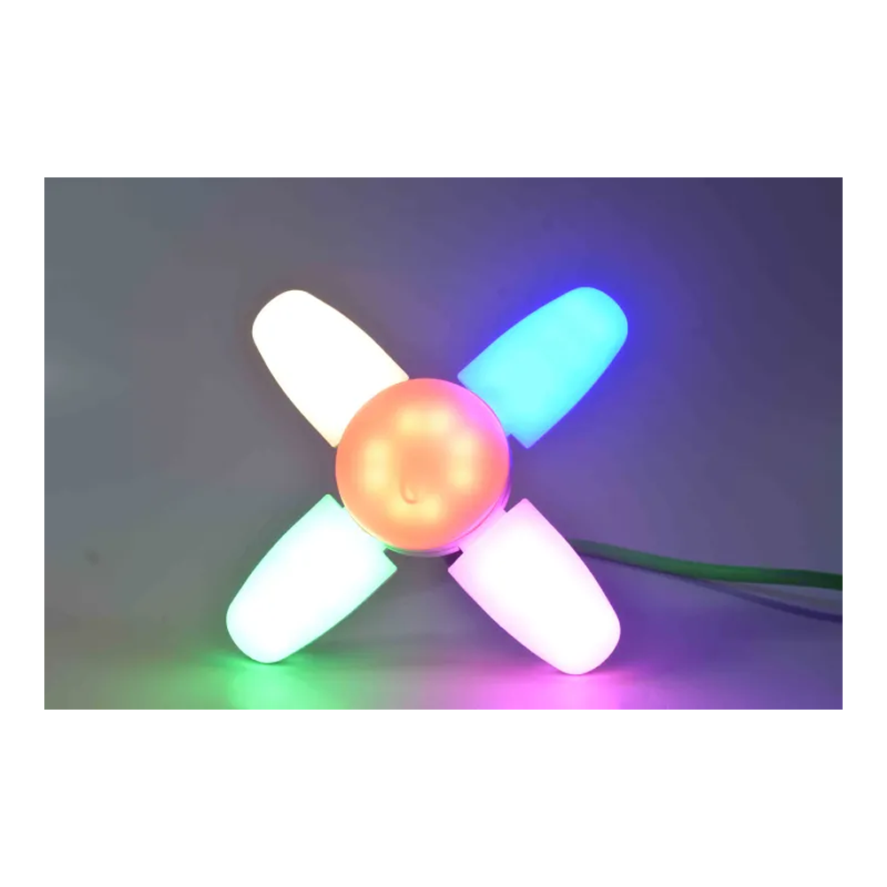 Mini 4 Fan Blade LED Bulb Adjustable Ceiling Lights - 5 Colors - 30 Watt