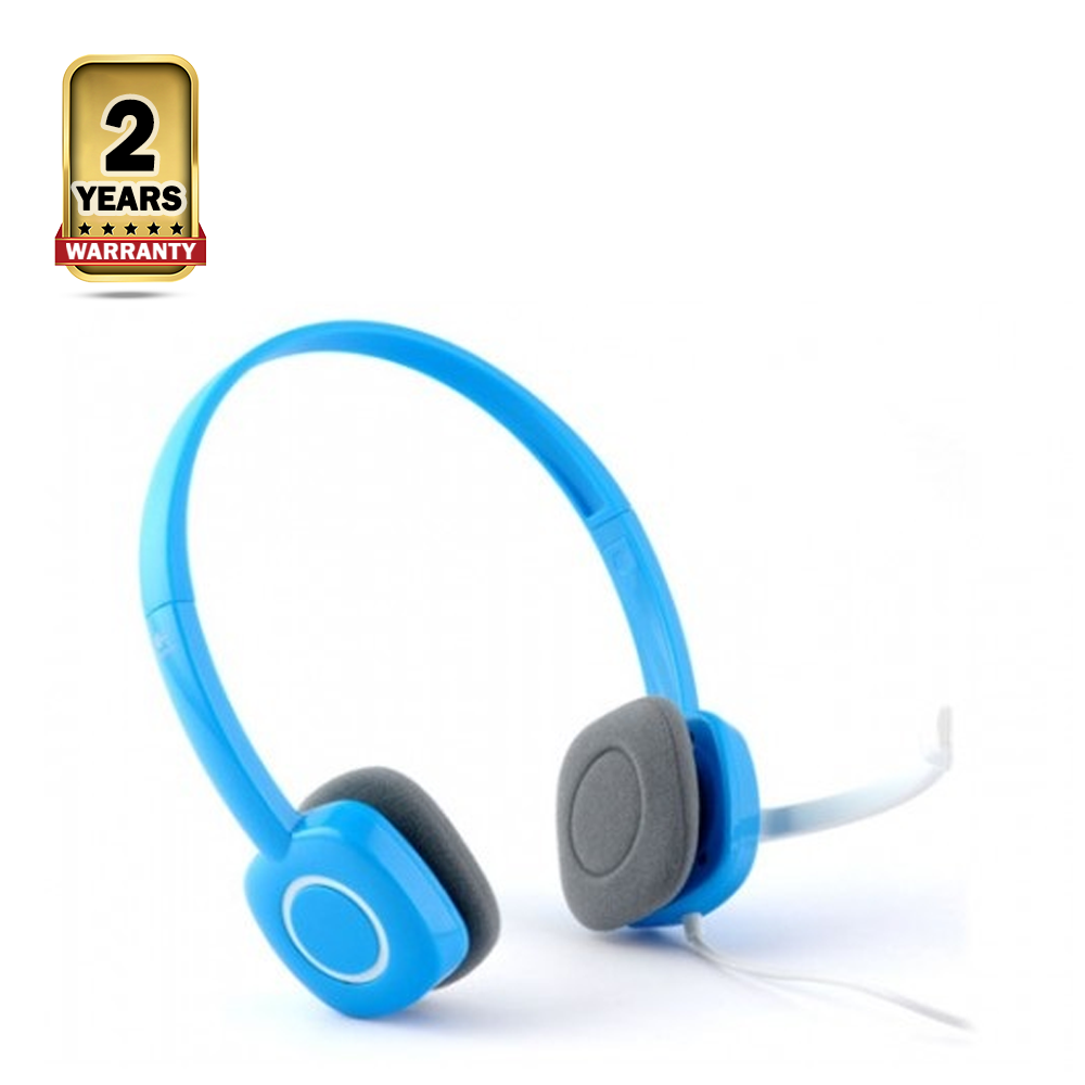 Logitech H150 Stereo Headset Headphone - Blue
