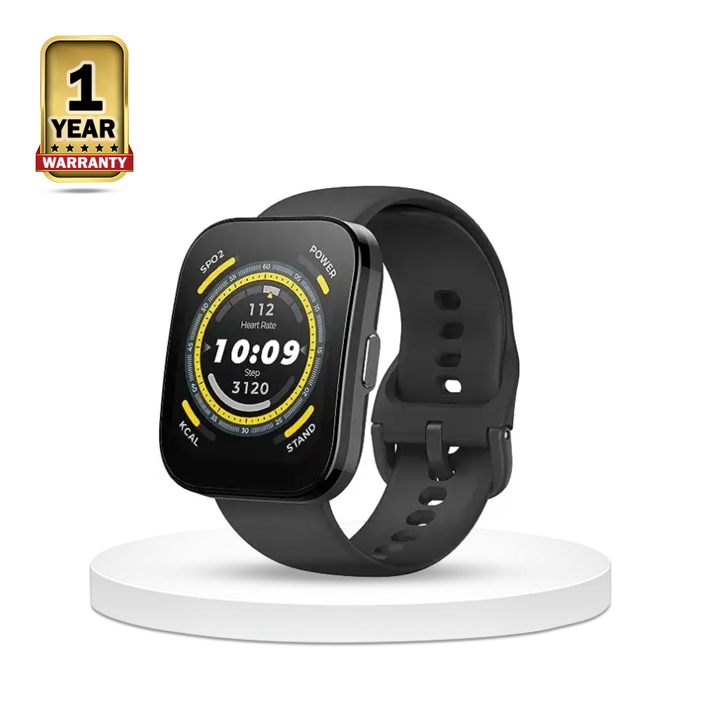 Amazfit Bip 5 Unity 1.91"" Bluetooth Calling Smart Watch - Black