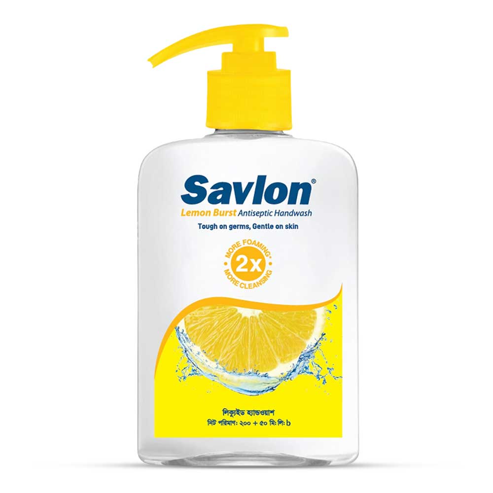 Savlon Hand Wash Lemon Burst - 250ml - AN4V