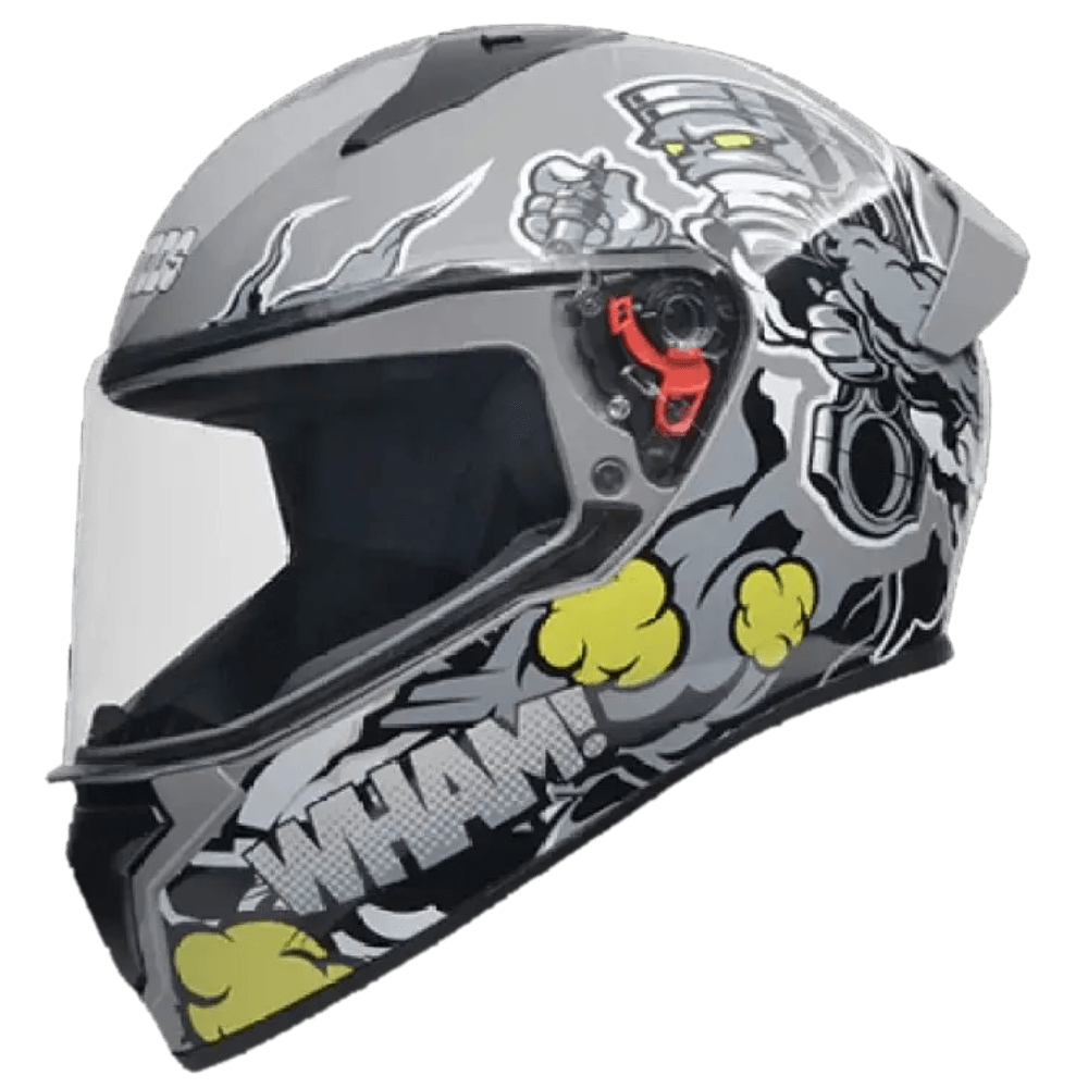 STUDDS Thunder Full Face Bike Helmet - Black