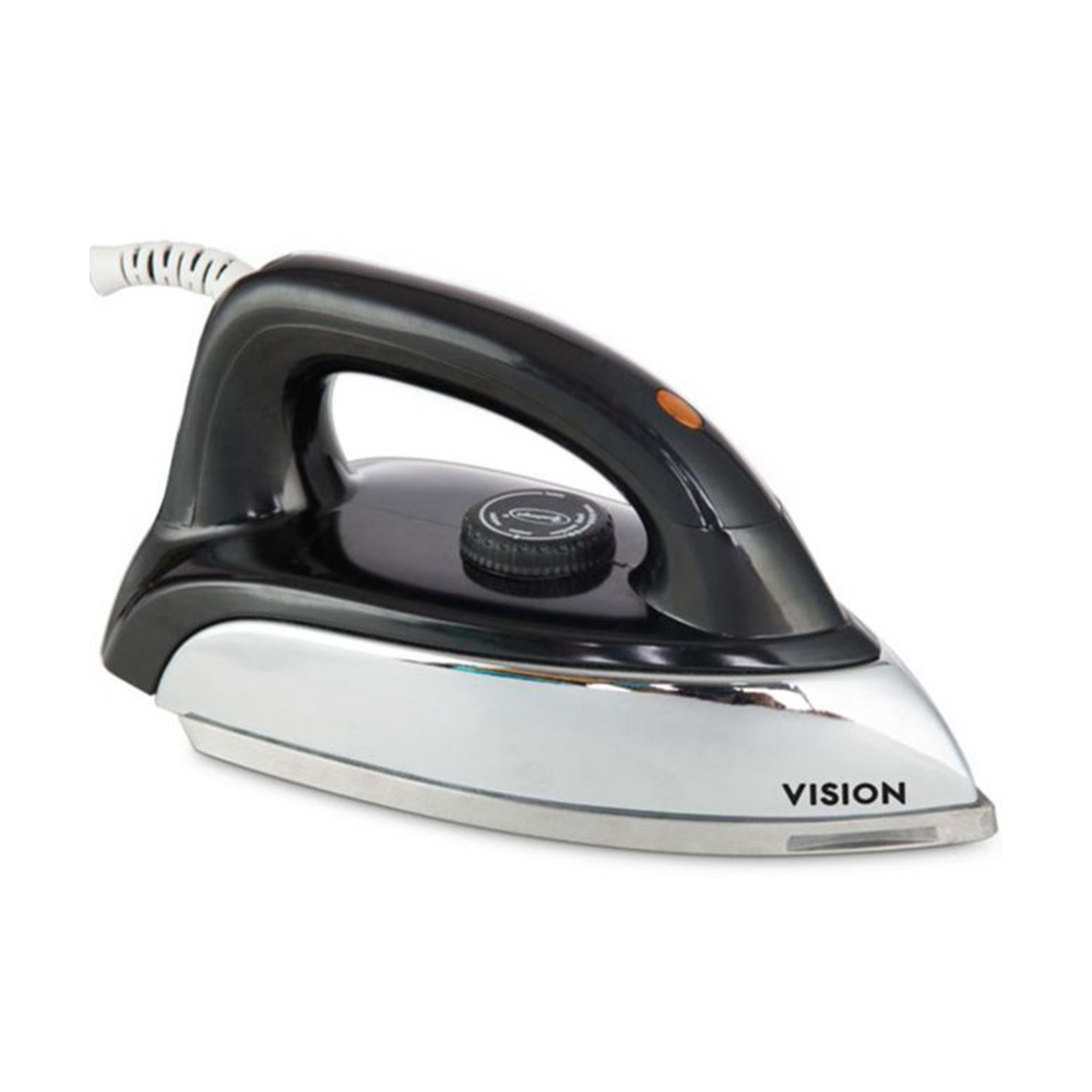 VISION IRON-005 Electric Heavy Weight Iron - Silver and Black