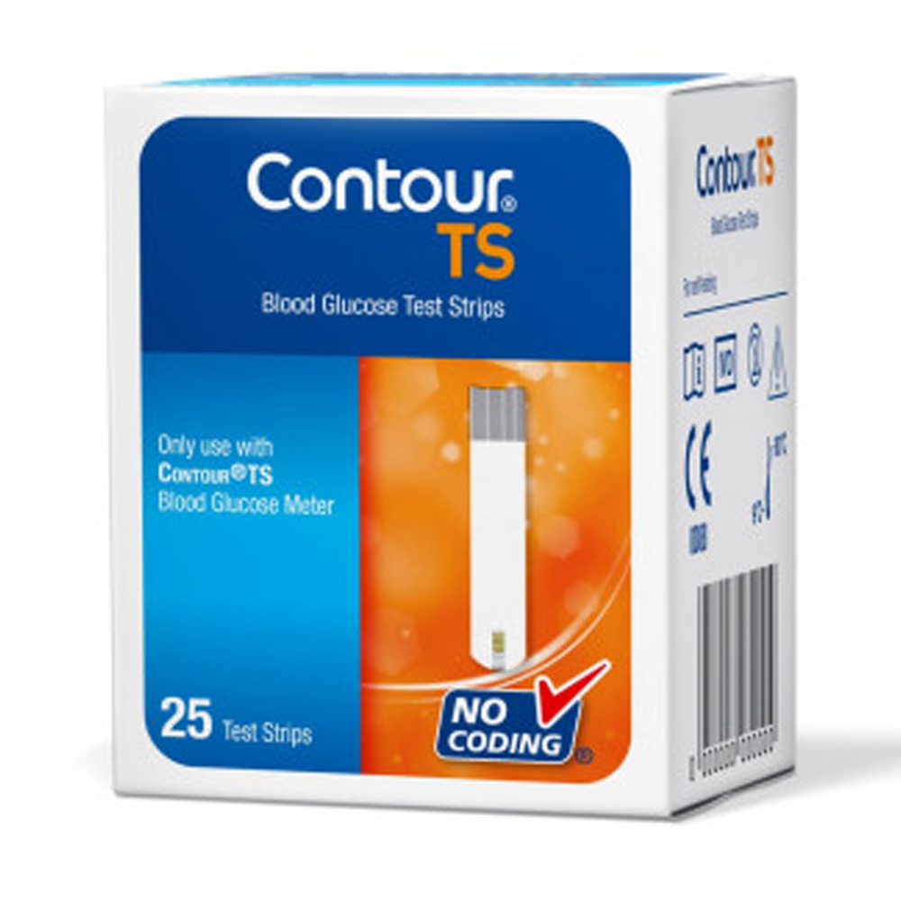 Contour TS Blood Glucose Test Strips - 25pcs