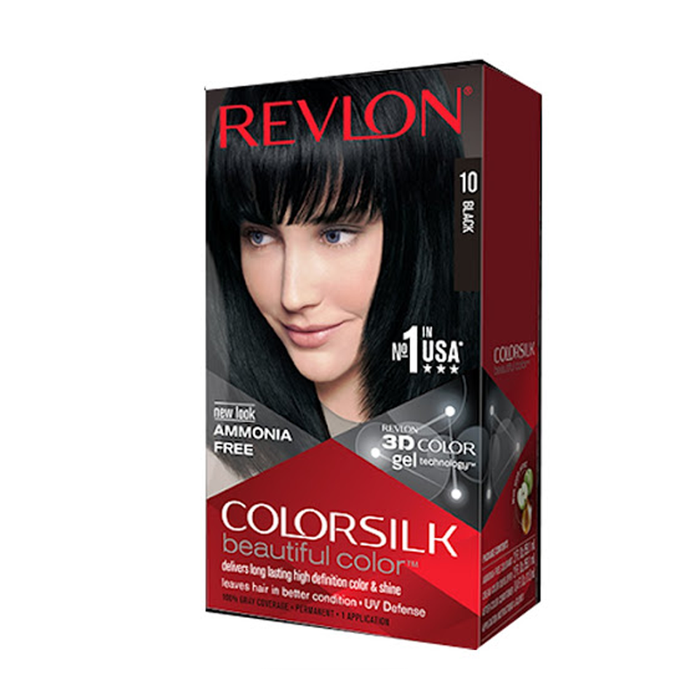 Revlon Colorsilk Permanent Hair Color - 120ml - Black