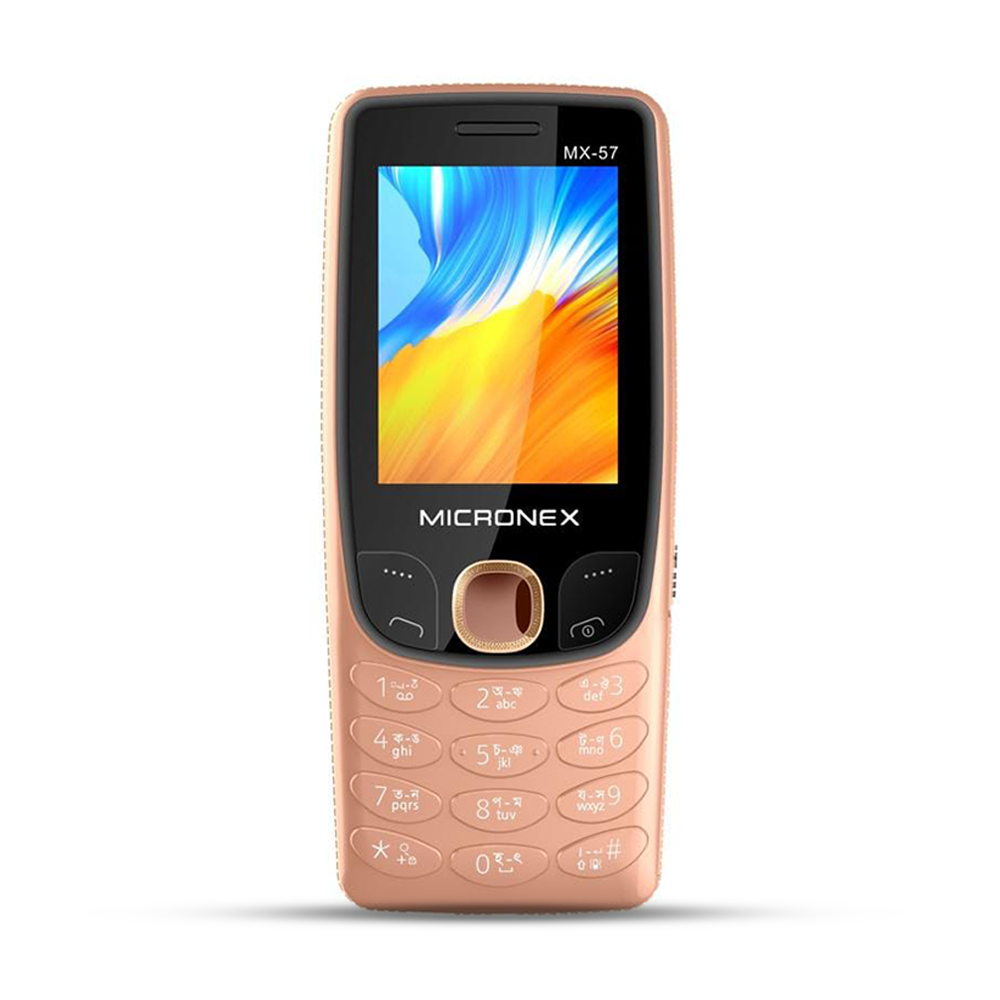 Micronex MX-57 Win Dual SIM Feature Phone - Rose Gold