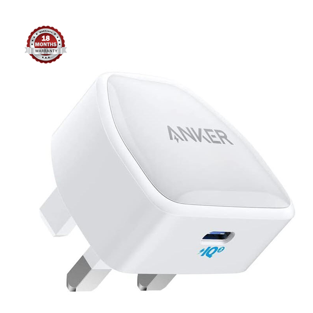 Anker PowerPort III Nano PIQ 3.0 - 20W -  USB-C Charger - White