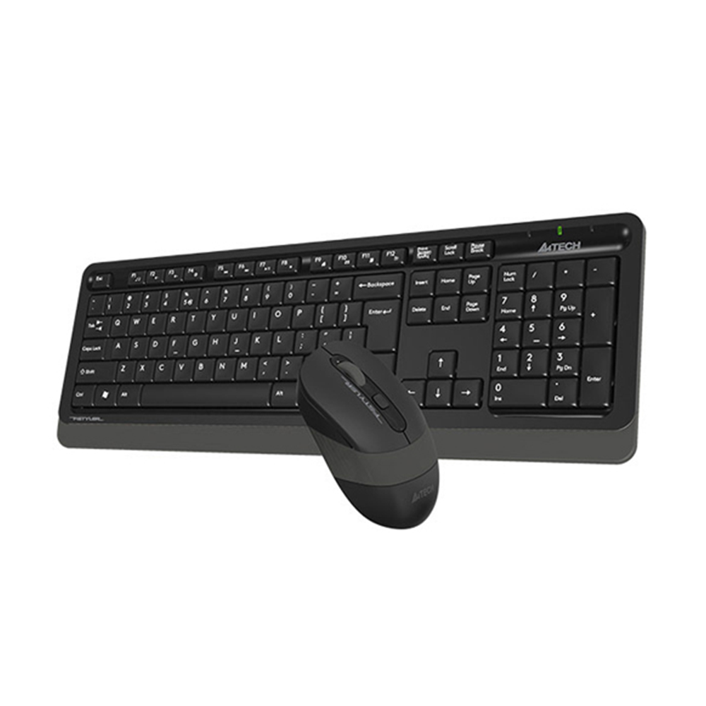 A4TECH FG1010 Wireless Keyboard With Mouse Combo - Black 