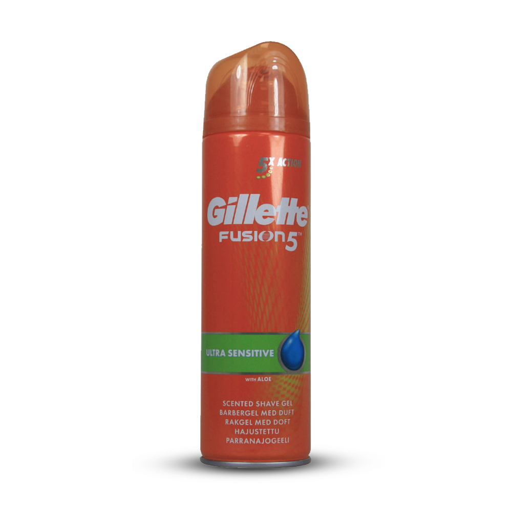 Gillette Fusion 5 Ultra Sensitive Shave Gel - 200ml