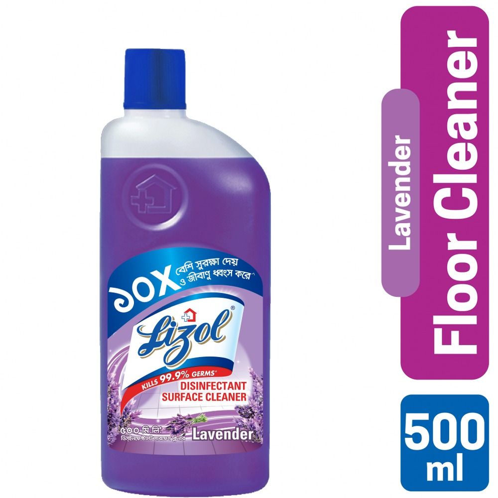 Lizol Lavender Disinfectant Floor and Surface Cleaner - 500ml