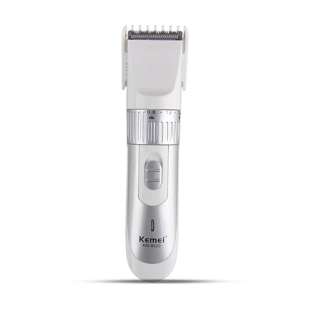 Kemei KM-9020 Rechargeable Hair Clipper And Trimmer - Silver