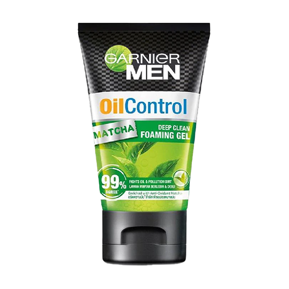 Garnier Men Oil Control Matcha Deep Clean Face Wash - 100ml