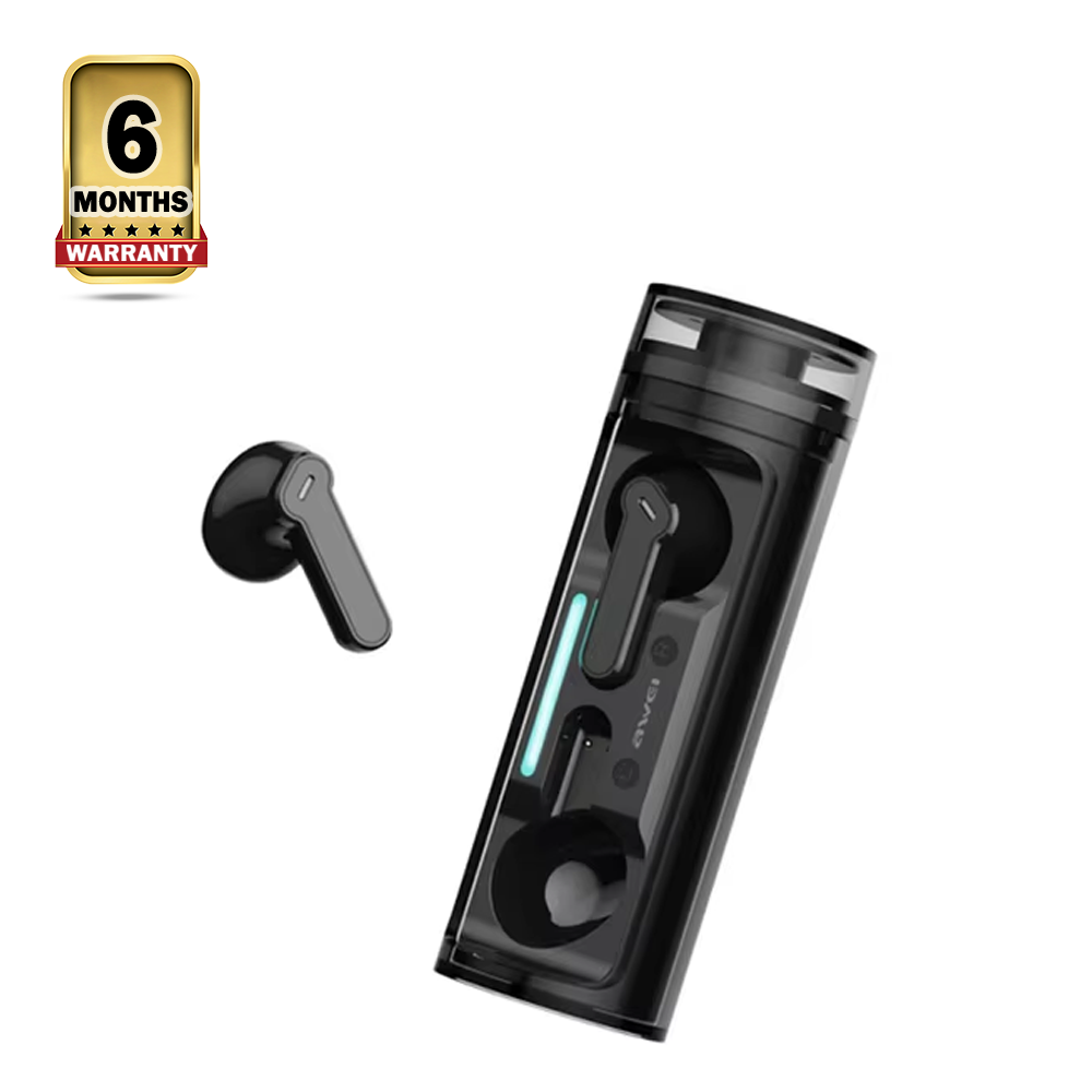 Awei T77 TWS Wireless Earphone Earbuds - Black