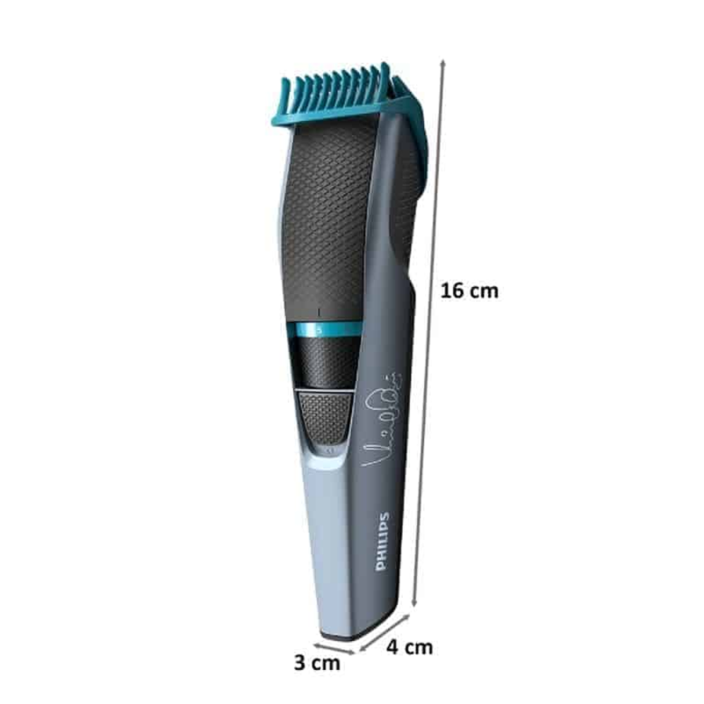 Philips BT3102/15 Series 3000 Beard Trimmer For Men - Black And Blue